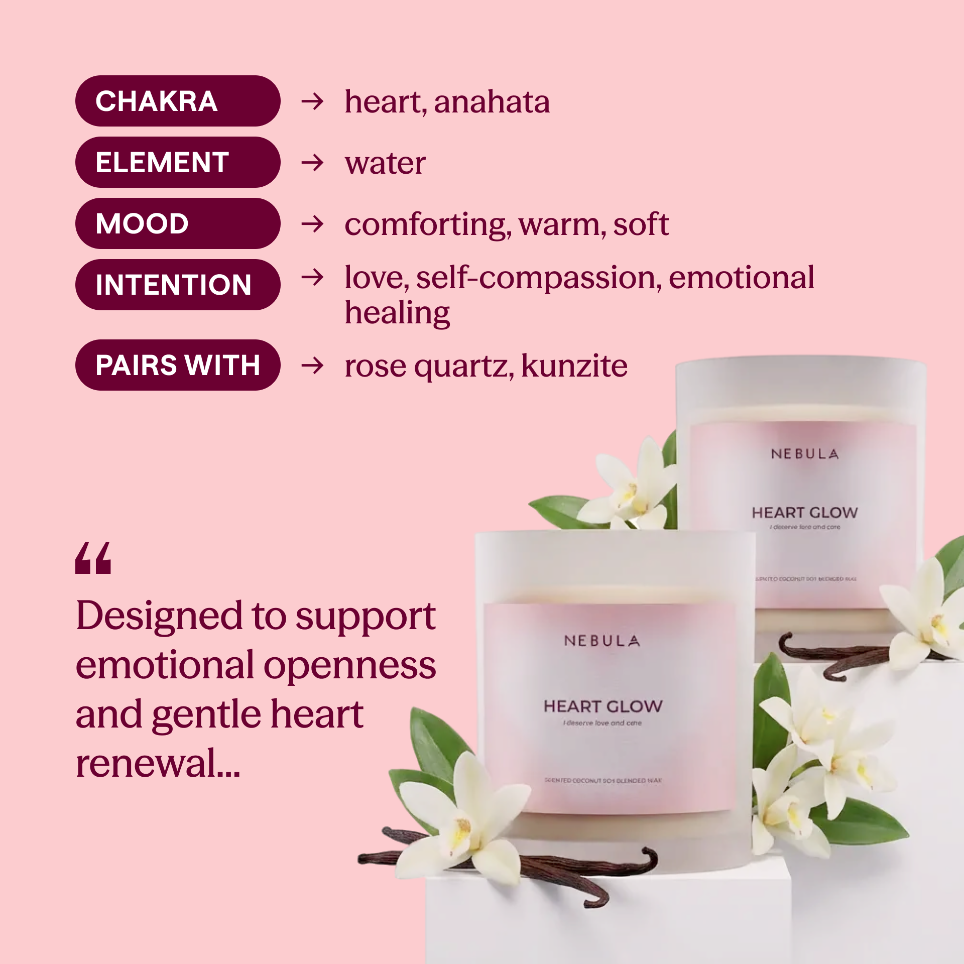 Heart Glow Candle